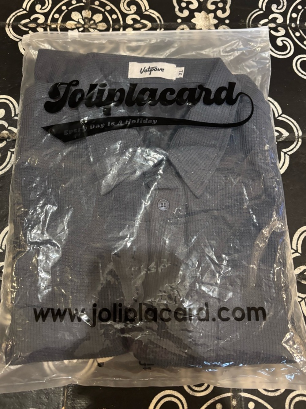 Men’s Navy Button-Down Shirt